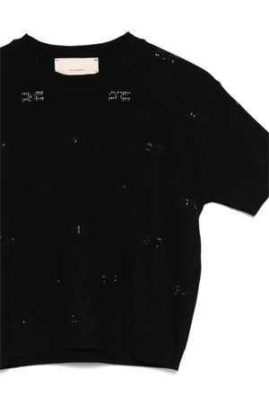 black viscose top ELISABETTA FRANCHI KIDS | EFMA169CFL060N000